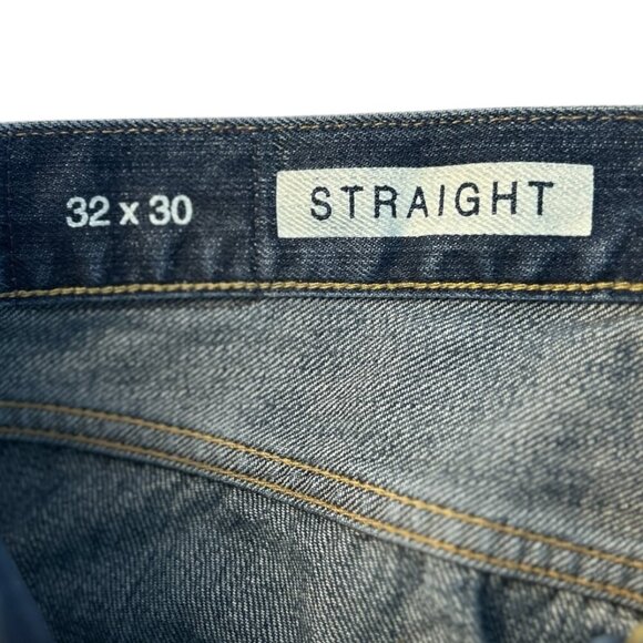 GAP Men's 1969 Standard Straight Blue Jeans 32x30 | Y2K | Preppy 100% Cotton - Picture 5 of 11